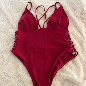 New without tags one piece bathing suit; size XL